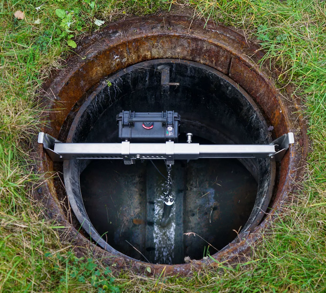 Czujnik stężenia H2S w studzience kanalizacyjnej