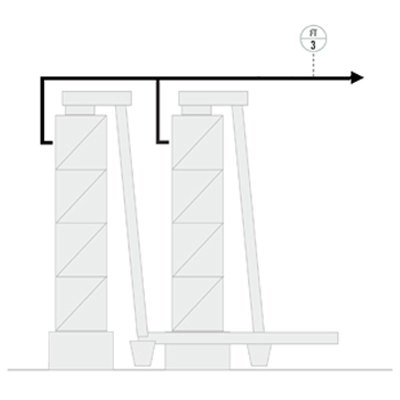 Schemat - Piec wapienny w cukrowni Schemat - Piec wapienny w cukrowni