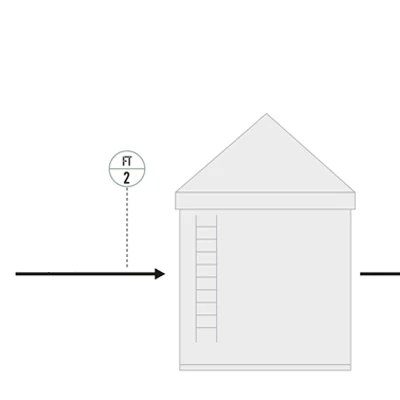 Schemat - pomiar przepływu substratów