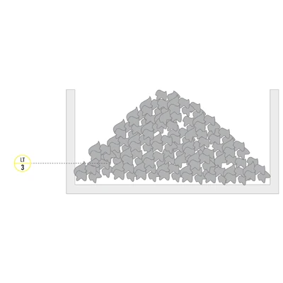 Schemat - pomiar poziomu odpadów z biogazowni Schemat - pomiar poziomu odpadów z biogazowni