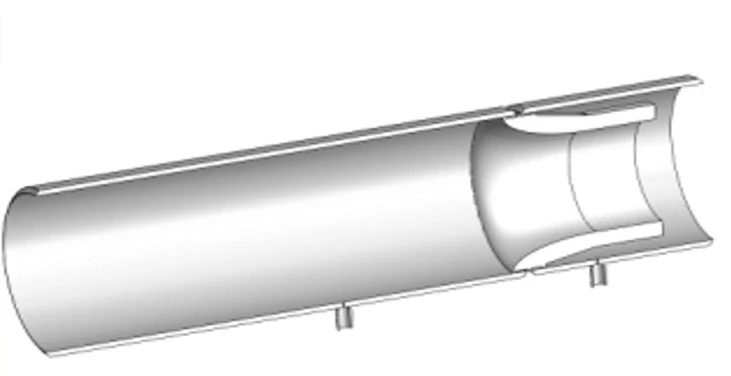 Dysza do pomiary przepływu pary wodnej Dysza do pomiary przepływu pary wodnej