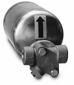 Odwaniacz pływakowy zamontowany na konektorze