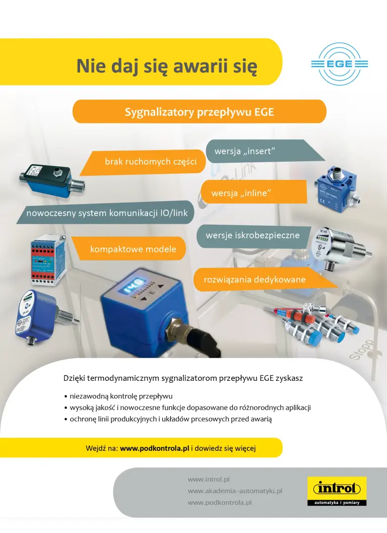 Sygnalizatory przepływu Sygnalizatory przepływu