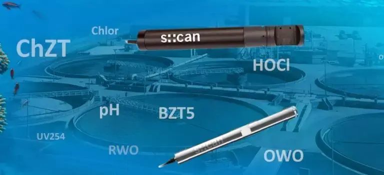 Czujniki online BZT5, ChZT, OWO, UV254, RWO i innych parametrów wody i ścieków Czujniki online do wody i ścieków