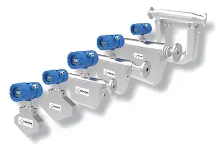 Przykładowy przepływomierz Coriolisa Przykładowy przepływomierz Coriolisa