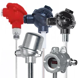 Czujniki temperatury głowicowe