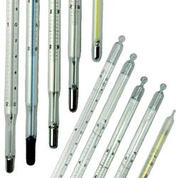 Termometry szklane laboratoryjne
