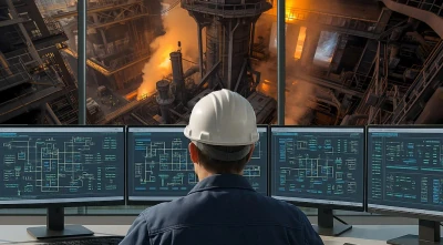 Kontrola procesów huty stali