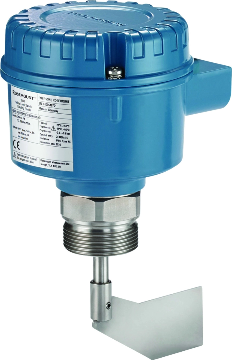 Sygnalizator łopatkowy materiałów sypkich Rosemount 2501