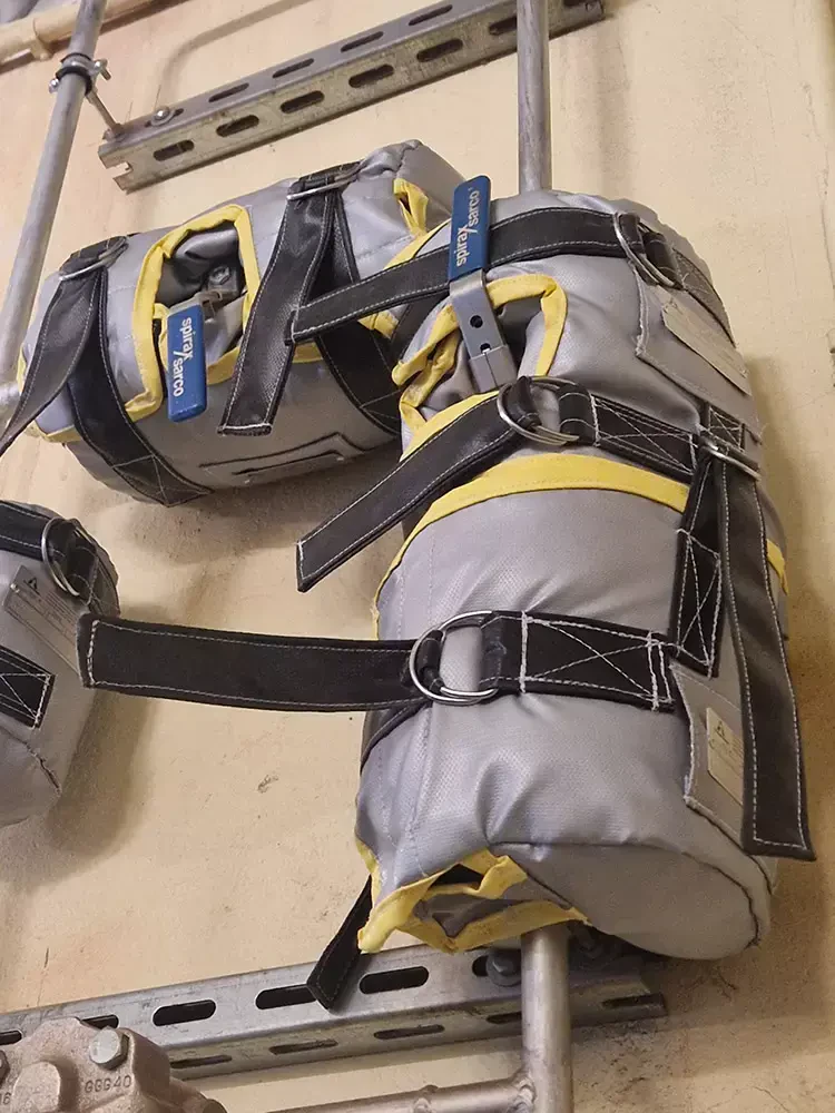 Termoziolacja rurociągu i armatury