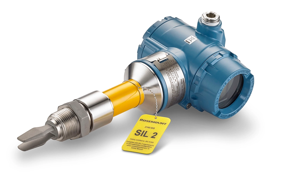 Sygnalizator wibracyjny poziomu Rosemount 2140 Sygnalizator wibracyjny poziomu Rosemount 2140