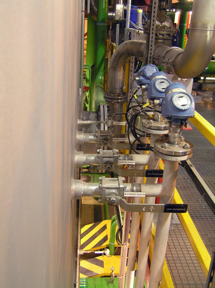 Sonda radarowa z falowodem Rosemount 5300 instalacja