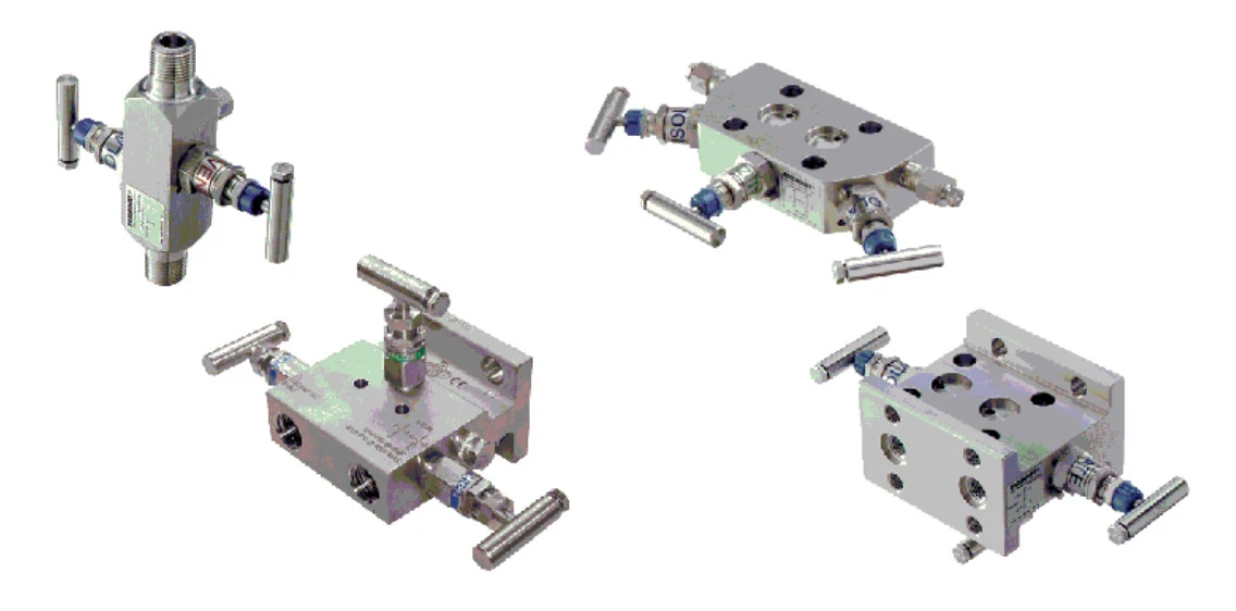 Zblocza zaworowe do przetworników różnicy ciśnień