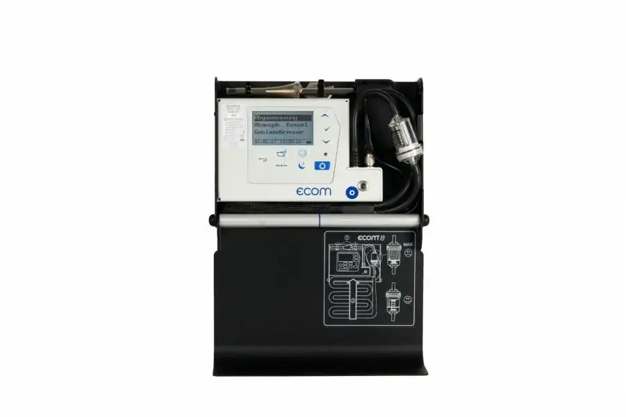 Analizator spalin ecom-B w walizce transportowej Analizator spalin ecom-B w walizce transportowej