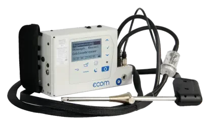 Analizator spalin ecom-B / widok z przodu Analizator spalin ecom-B / widok z przodu