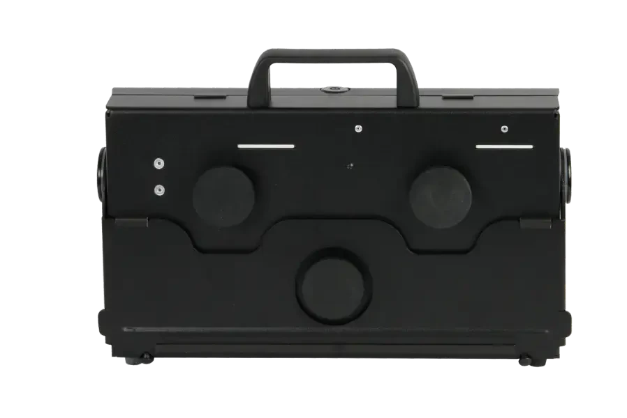 Analizator spalin (tylna ściana walizki transportowej)