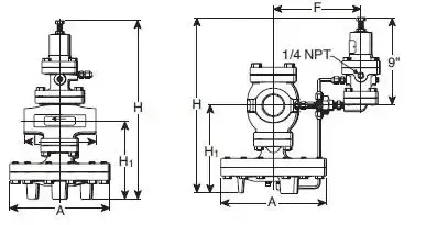 Schemat 1. Reduktor ciśnienia GP-2000R