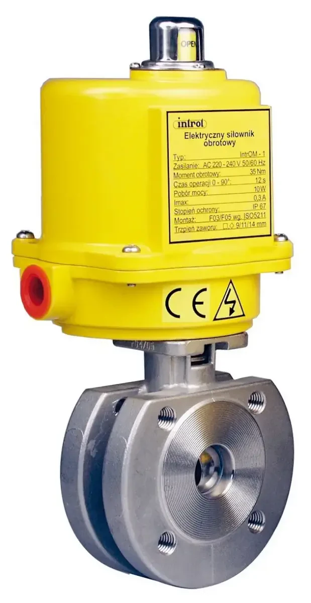 Elektryczne siłowniki ćwierćobrotowe serii IntrOM