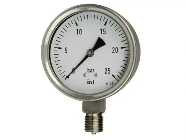 Manometry przemysłowe z rurką Bourdona serii MB