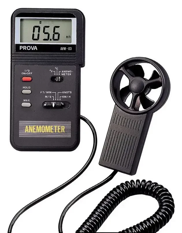 Miernik prędkości powietrza i temperatury AVM 03