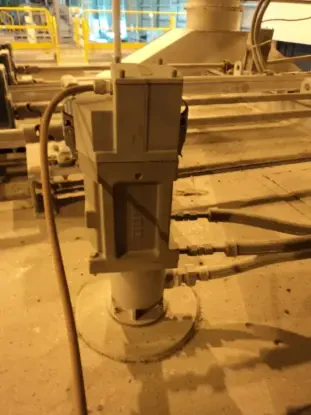 Montaż pirometru FLT5A linia float