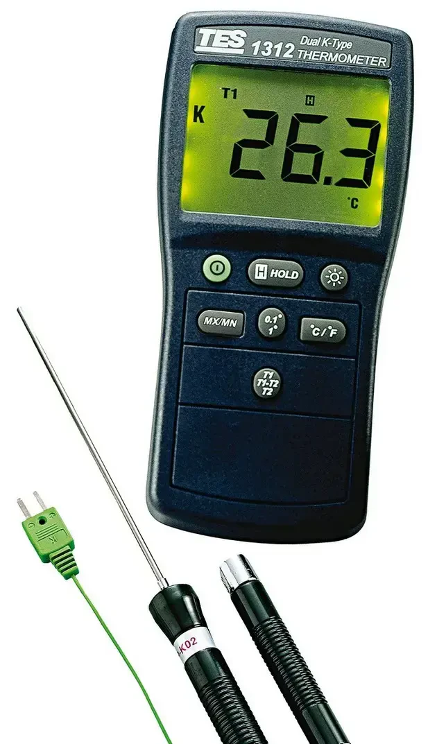 Elektroniczny termometr wzorcowy Tes 1312