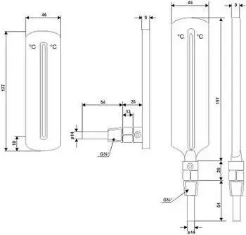 Maszynowy termometr cieczowy TC-200