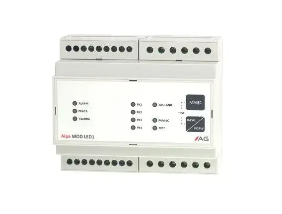 Jednokanałowa centrala detekcyjno-alarmowa JS Alpa MOD LED1