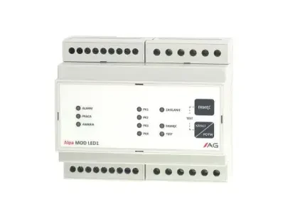 Jednokanałowa centrala detekcyjno-alarmowa JS Alpa MOD LED1