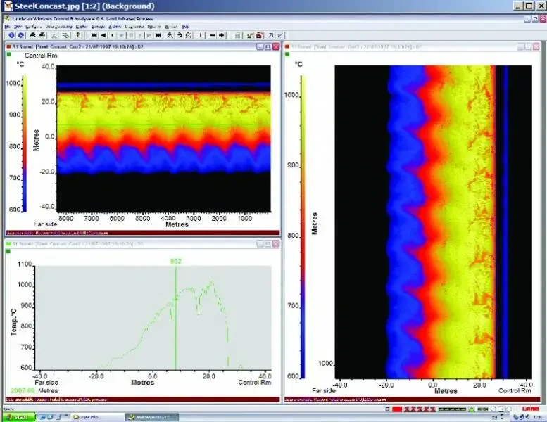 Obraz termowizyjny slabu Obraz termowizyjny slabu