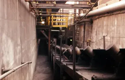 Przenośnik koksu za gaszeniem Przenośnik koksu za gaszeniem