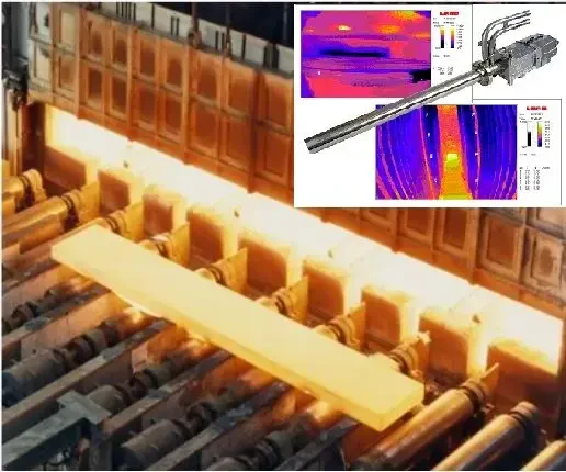 Stacjonarna kamera termowizyjna z wziernikiem do pieców przemysłowych