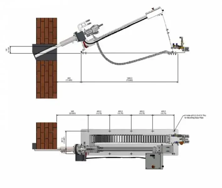 Kamera termowizyjna NIR Borescope 2K (NIR-B-2K) Glass ze wziernikiem do pieców i wanien szklarskich
