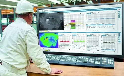 Kamera termowizyjna NIR Borescope do pieców i wanny szklarskiej
