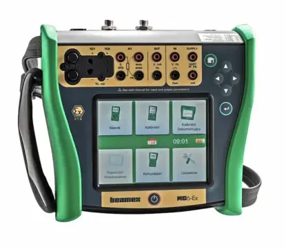 Polskie menu kalibratora MC6-Ex