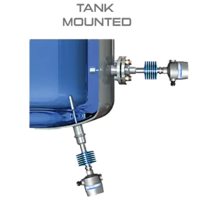 Wiskozymetr XL7 - przykład montażu