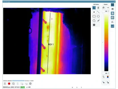 IMAGE Viewer Oprogramowanie do analizy i kontroli termowizyjnej procesu