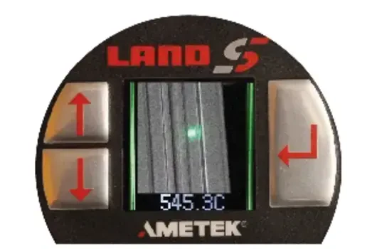 Pirometr  SPOT+ AL - widok wizyjny od dodatkowej wbudowanej kamery