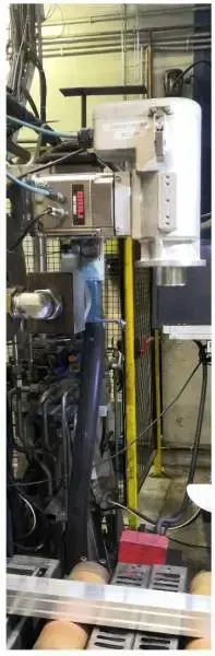 Pirometr SPOT AL z automatycznym pozycjonerem śledzącym profile aluminiowe