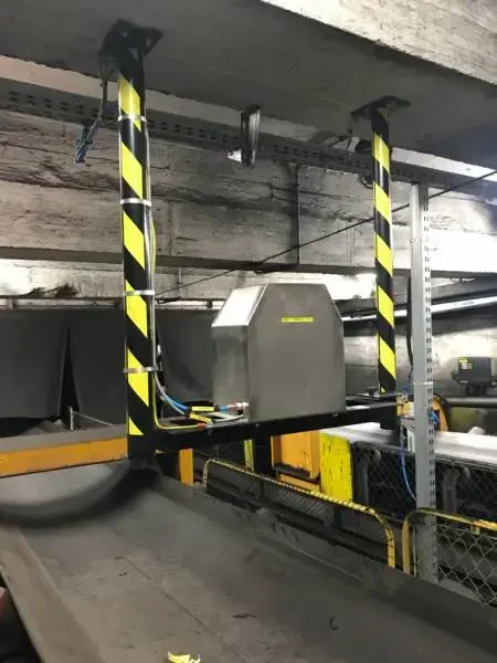 Skaner temperatury na przenośniki transportery taśmociągi HOT SPOT IR