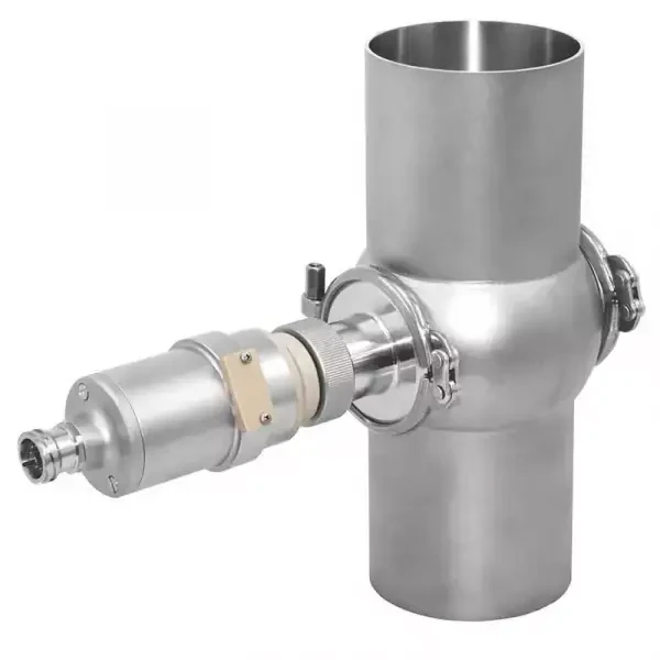 Sonda AS16-F zamontowana w rurociągu