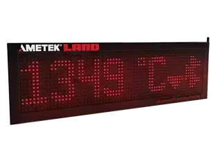 Wyświetlacz wielkogabarytowy - pirometr SPOT MM - odlewnia żeliwa / staliwa Wyświetlacz wielkogabarytowy - pirometr SPOT MM - odlewnia żeliwa / staliwa