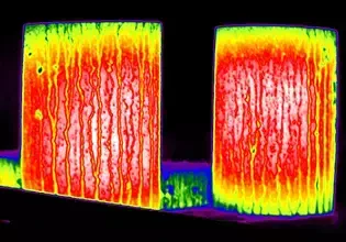 Przykładowy zrzut termogramu oprogramowania IMAGEPro kamery termowizyjnej MWIR640 Przykładowy zrzut termogramu oprogramowania IMAGEPro kamery termowizyjnej MWIR640
