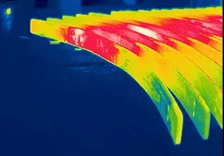 Przykładowy obraz termowizyjny MWIR 640 x 480 pikseli Przykładowy obraz termowizyjny MWIR 640 x 480 pikseli