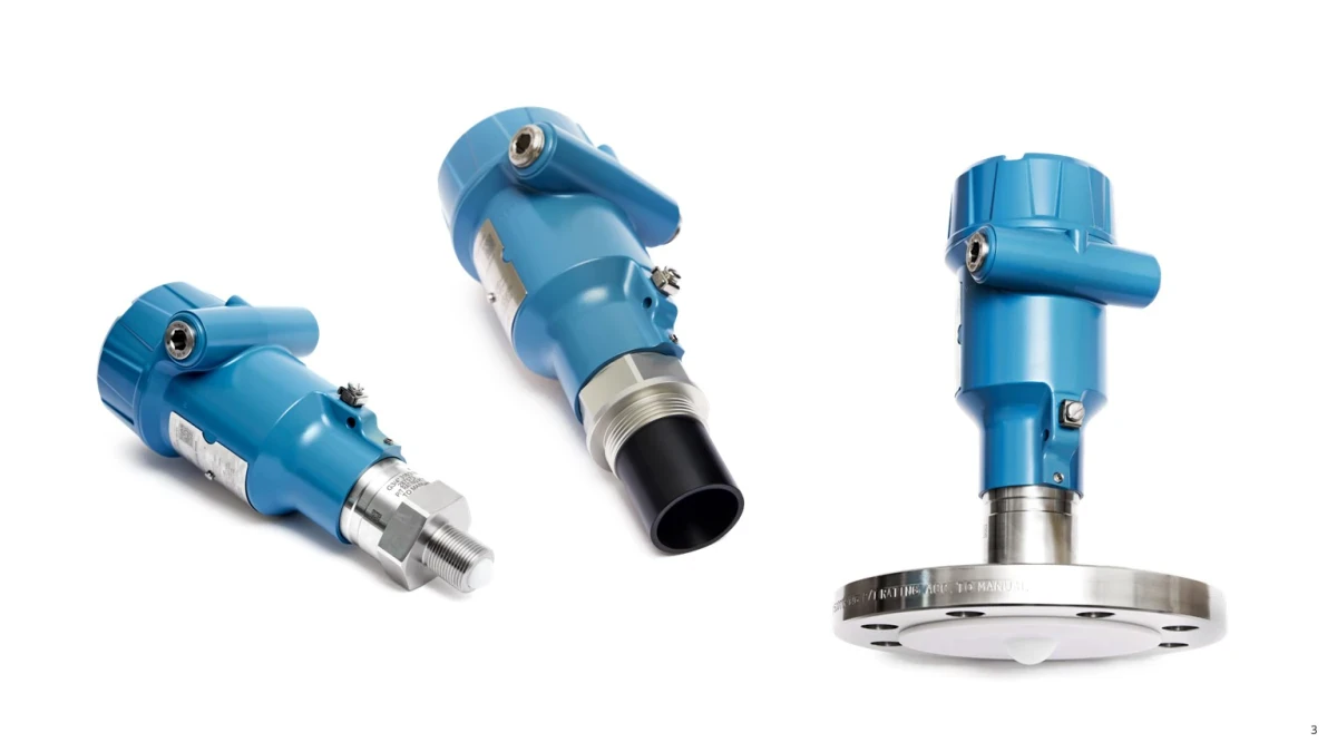 Przyłącza procesowe sondy radarowej Rosemount 3408 Przyłącza procesowe sondy radarowej Rosemount 3408